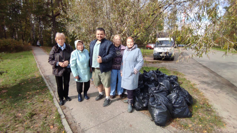 Всероссийский экологический субботник «Зеленая Россия» на территории ТОС им. Н.А.Зайцева