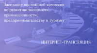Прямая трансляция заседания постоянной комиссии по развитию экономики, промышленности, предпринимательству и туризму