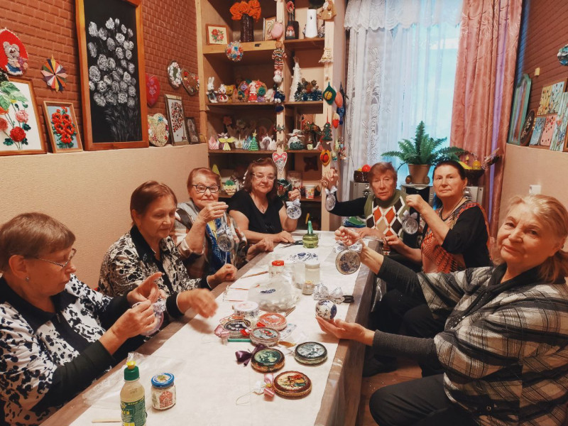 В клубе рукоделия «Подружка» ТОС им. Н.А.Зайцева
