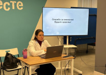 В Соседском центре «Вместе» на Обнорского прошла лекция о здоровье для жителей ТОС №10 «Мончегорский»