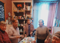 Занятие в клубе «Подружка» в ТОС им. Н.А.Зайцева