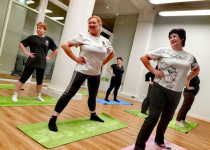 ТОС №6 и социальные участковые провели оздоровительную тренировку в Доме ветеранов