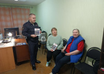 Отчёт участковых уполномоченных полиции перед жителями ТОС № 4 и ТОС № 16 поселка Мостоотряд