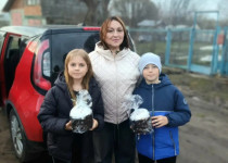 Благотворительная акция «Пасхальный кулич» в посёлке Новое Доскино