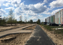 Зеленая зона напротив ЖК «Корабли»