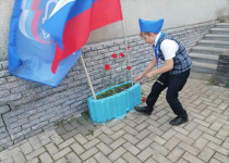 Памятный митинг у мемориальной доски Герою Советского Союза А.Д. Буханову