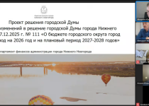 На внеочередном заседании городской Думы депутаты согласовали корректировку бюджета Нижнего Новгорода